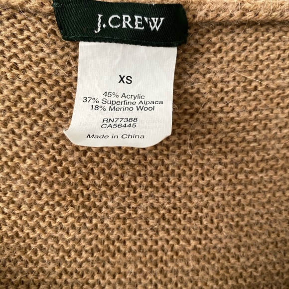 J.Crew button short sleeve alpaca wool knit top - Picture 4 of 4
